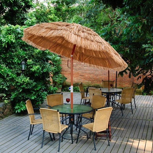 Hawaiian style tiki - style, thatched