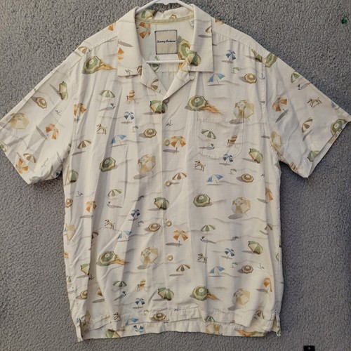 Tommy bahama men silk shirt - tommy,