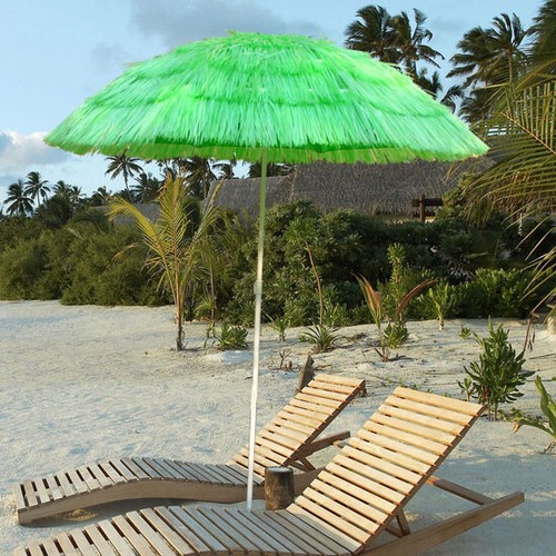 Hawaiian parasol beach garden - beach,