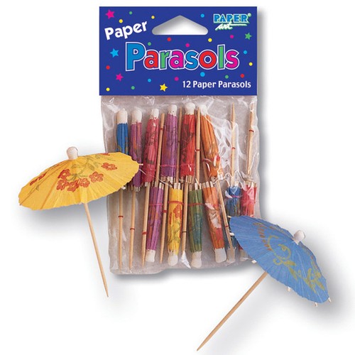 Cocktail parasols pack - 12,