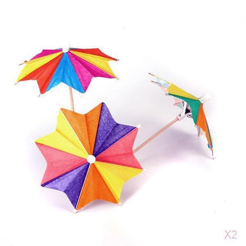 Hawaiian paper umbrellas - hawaiian,