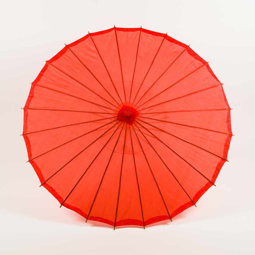 Red parasol umbrella - red,