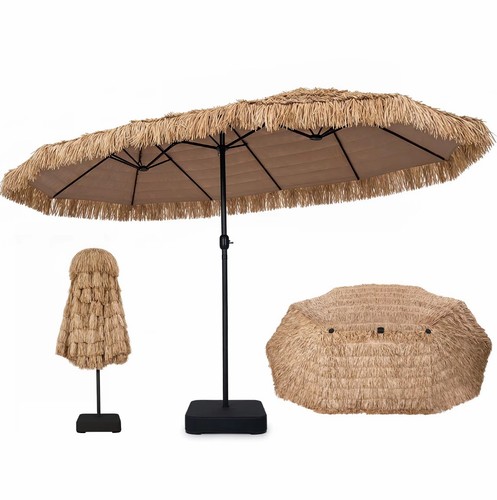 Double sided tiki patio - double-sided,