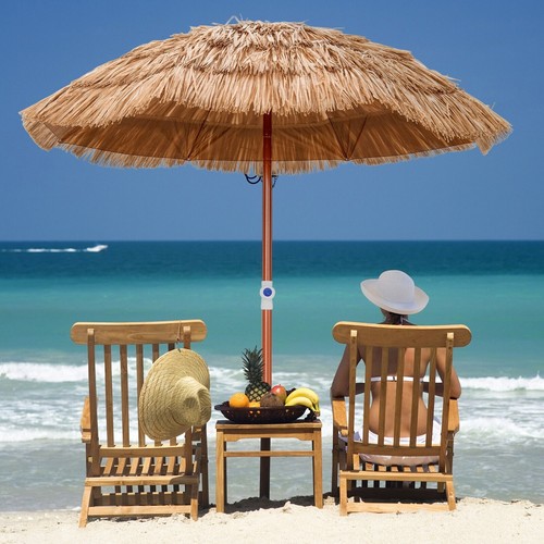 Hawaiian tiki umbrella - tiki,